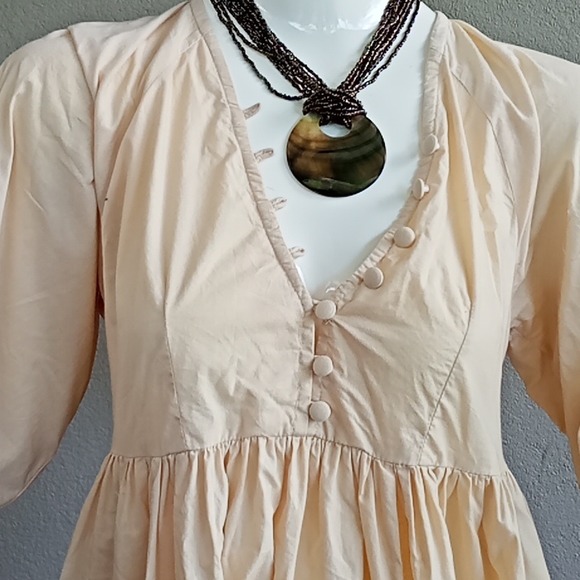 ASOS design cream coloured dress - Picture 3 of 7